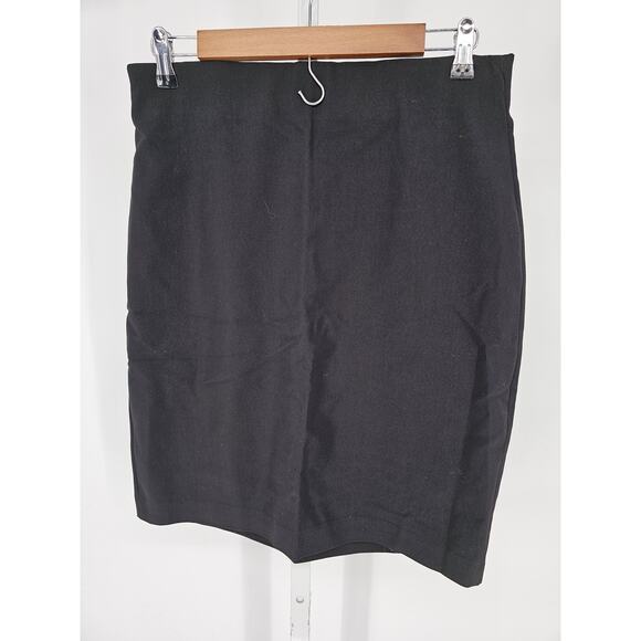 Premise Studio Womens Sz 8 Cotton Blend Pencil Skirt Black - Picture 1 of 3